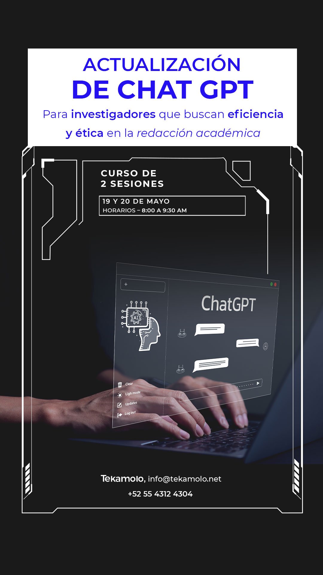 Curso de Actualización en Herramientas de ChatGPT para Investigadores