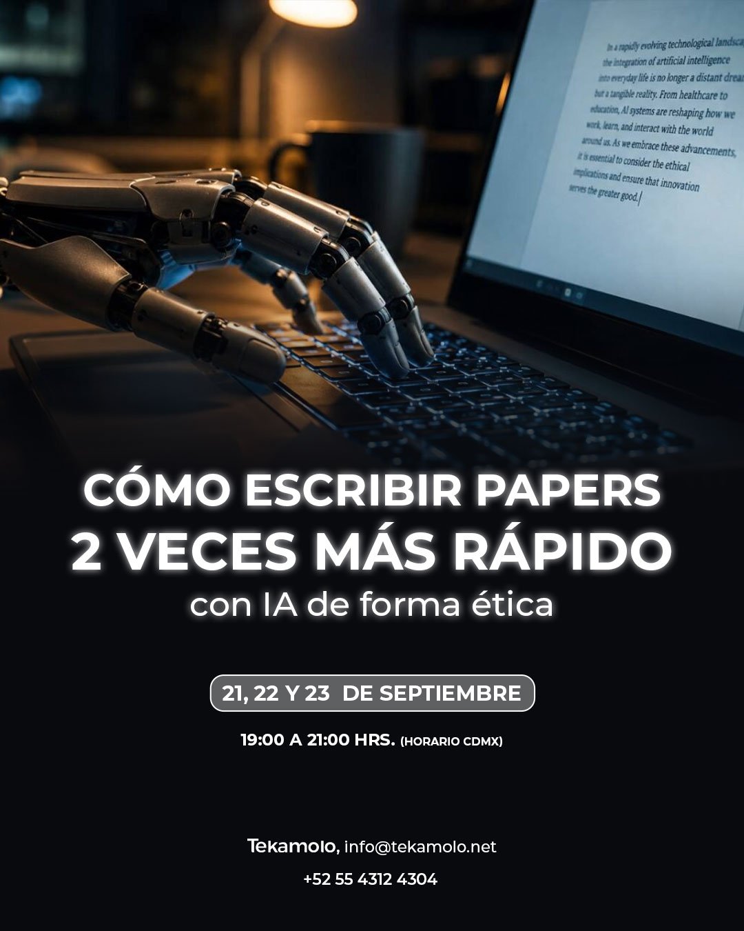 Cómo escribir papers 2 veces más rápido con ayuda de la IA de forma ética